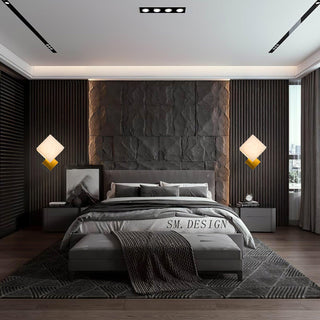Arden Minimaliste Albâtre Luminaire Mural