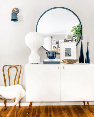 Lirove Lampe de Table Sculpturale en Acier