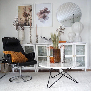 Lirove Lampe de Table Sculpturale en Acier