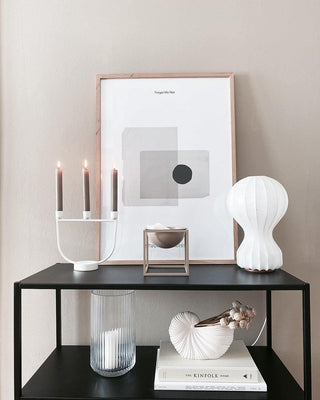 Lirove Lampe de Table Sculpturale en Acier