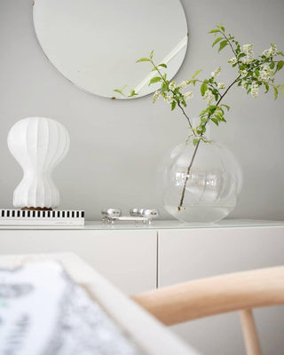 Lirove Lampe de Table Sculpturale en Acier