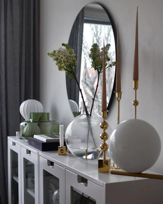 Lirove Lampe de Table Sculpturale en Acier