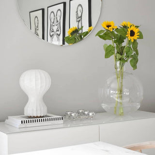 Lirove Lampe de Table Sculpturale en Acier