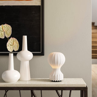 Lirove Lampe de Table Sculpturale en Acier