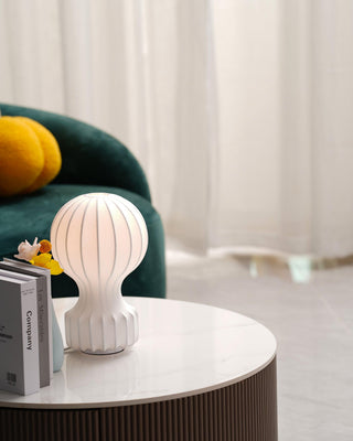 Lirove Lampe de Table Sculpturale en Acier