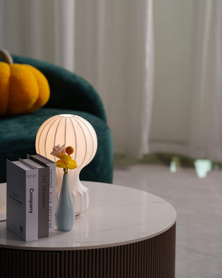 Lirove Lampe de Table Sculpturale en Acier