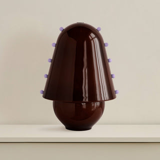 Enzo Lampe de Table Contemporaine en Verre