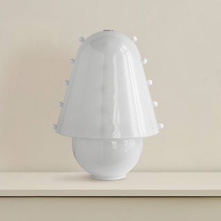 Enzo Lampe de Table Contemporaine en Verre