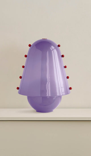 Enzo Lampe de Table Contemporaine en Verre
