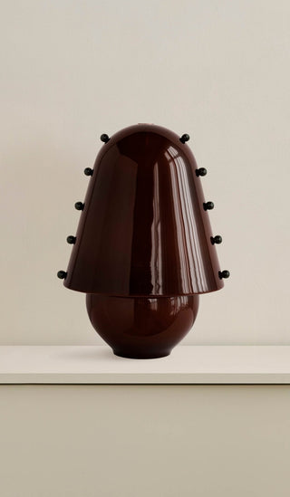 Enzo Lampe de Table Contemporaine en Verre