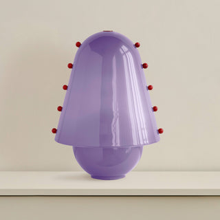 Enzo Lampe de Table Contemporaine en Verre