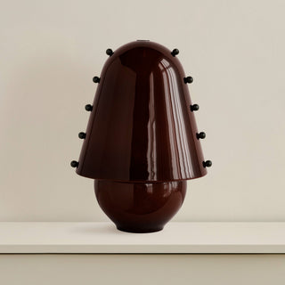 Enzo Lampe de Table Contemporaine en Verre