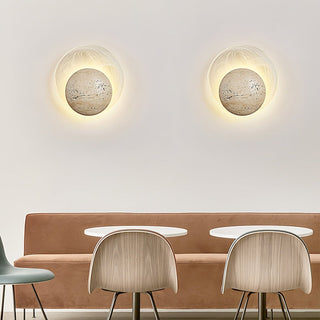 Genesis Travertine Wall Lamp-Neutral Decor
