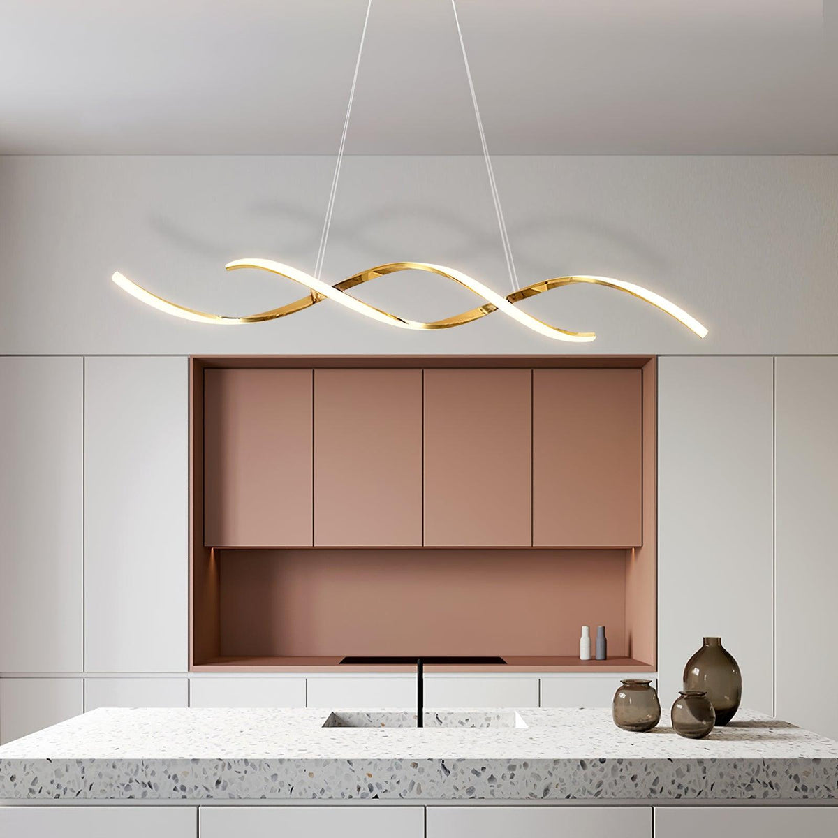 Wavora Lampe Suspendue Vagues Douces