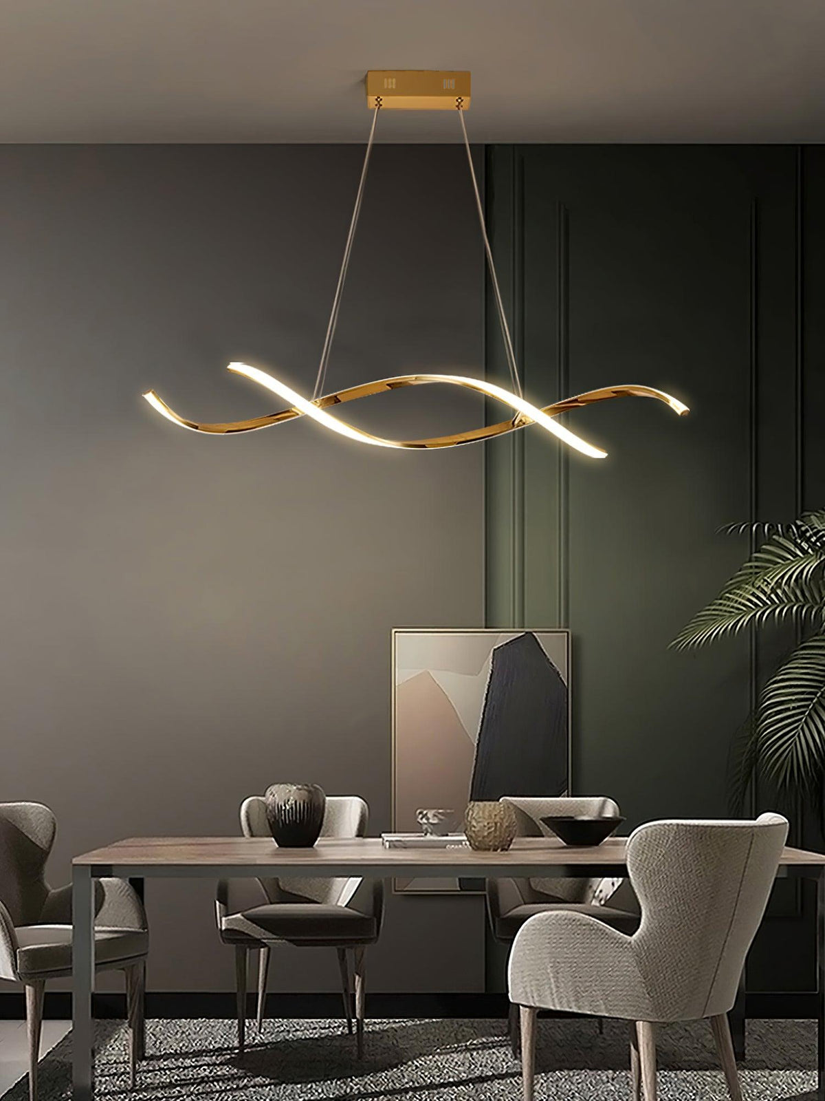 Wavora Lampe Suspendue Vagues Douces