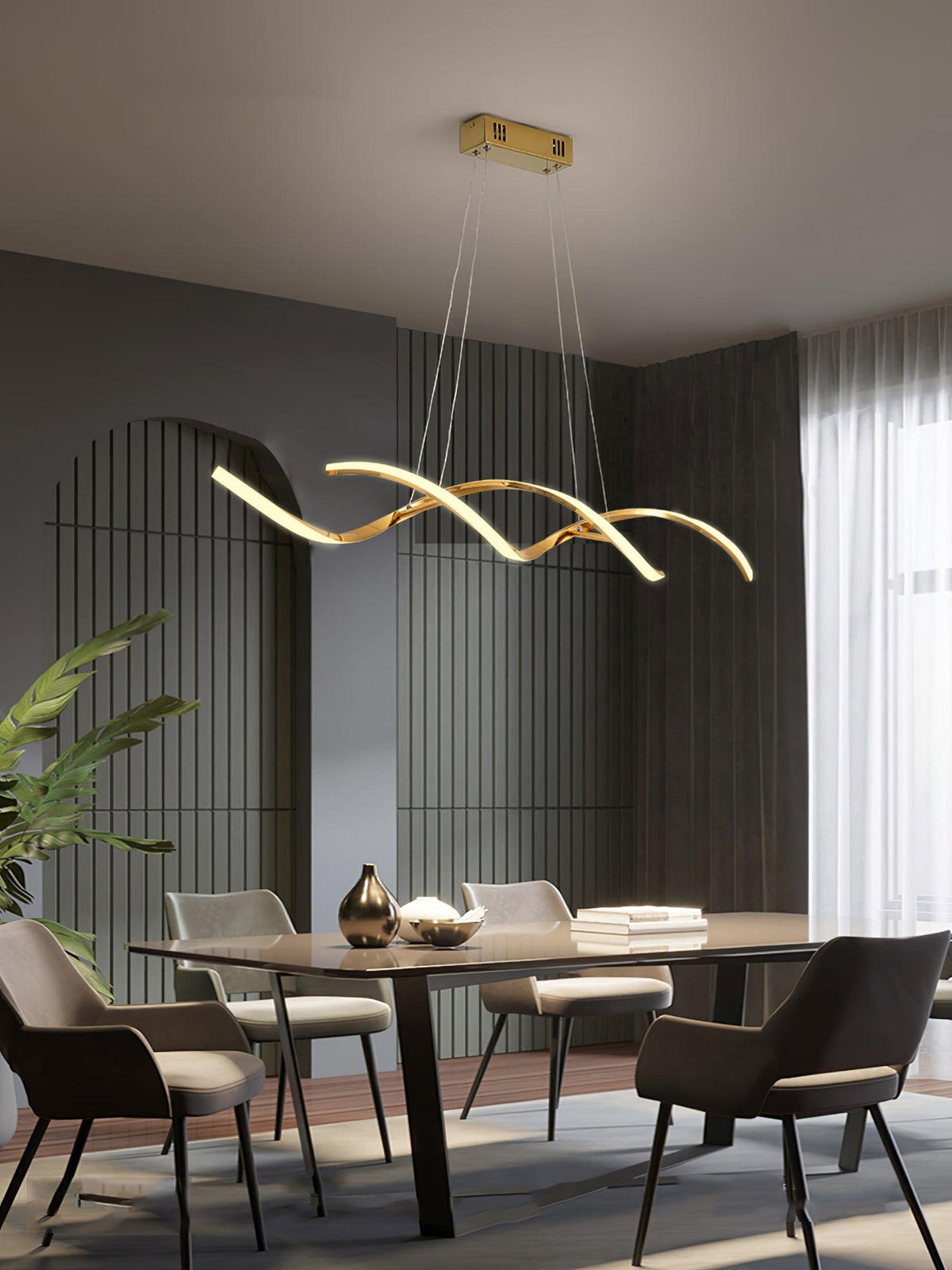 Wavora Lampe Suspendue Vagues Douces