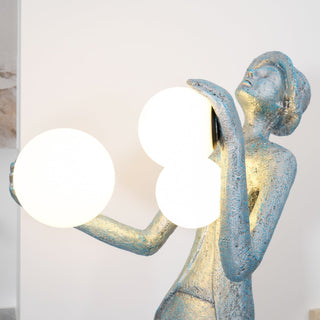 Gentleman Sculpture Floor Lamp-Neutral Decor