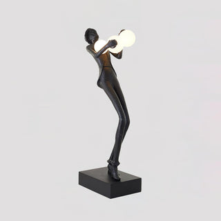 Evlirir Lampadaire en Métal Artisanal Bronze