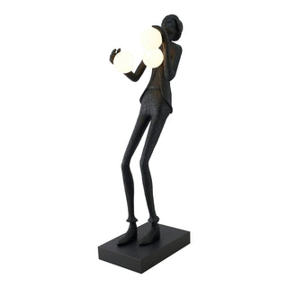 Evlirir Lampadaire en Métal Artisanal Bronze