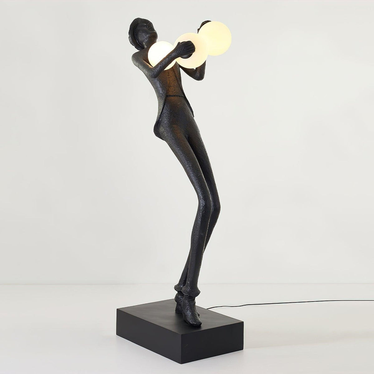 Evlirir Lampadaire en Métal Artisanal Bronze