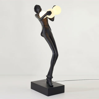 Evlirir Lampadaire en Métal Artisanal Bronze