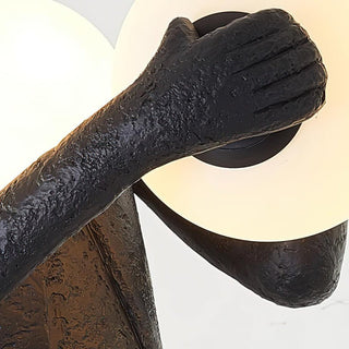 Evlirir Lampadaire en Métal Artisanal Bronze