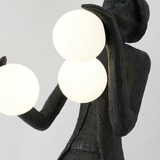 Evlirir Lampadaire en Métal Artisanal Bronze