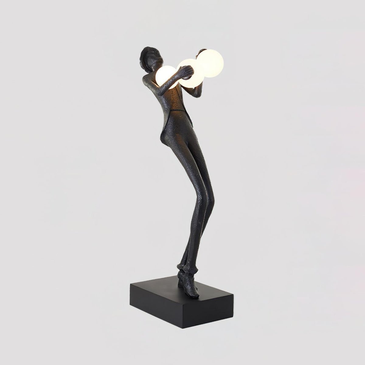 Evlirir Lampadaire en Métal Artisanal Bronze