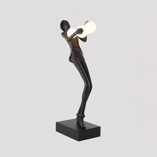 Evlirir Lampadaire en Métal Artisanal Bronze