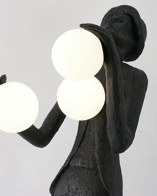 Gentleman Sculpture Floor Lamp-Neutral Decor