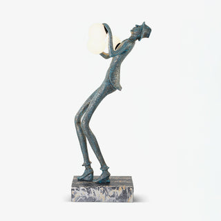Gentleman Sculpture Floor Lamp-Neutral Decor