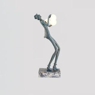 Gentleman Sculpture Floor Lamp-Neutral Decor