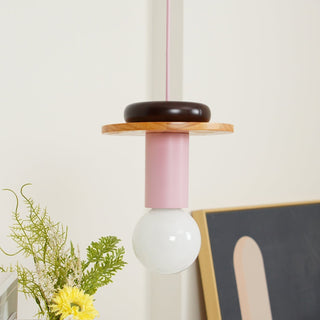 Elena Suspension Moderne en Bois