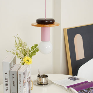 Elena Suspension Moderne en Bois