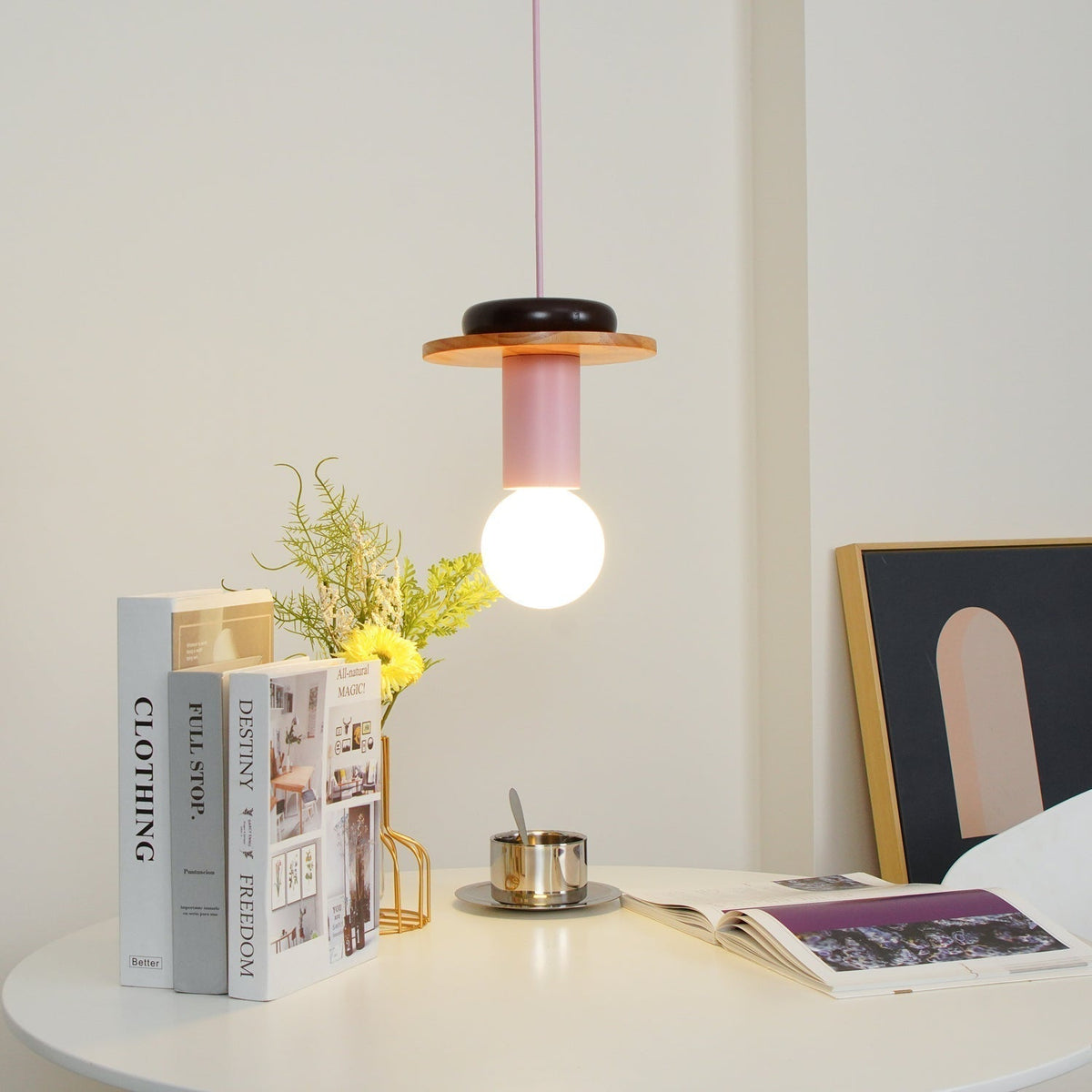 Elena Suspension Moderne en Bois