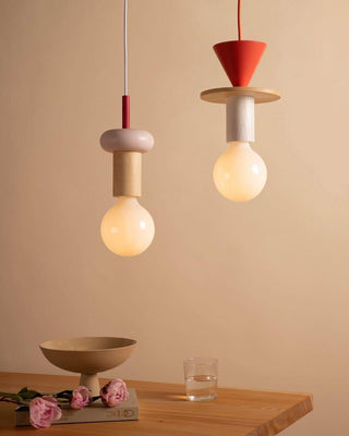 Elena Suspension Moderne en Bois