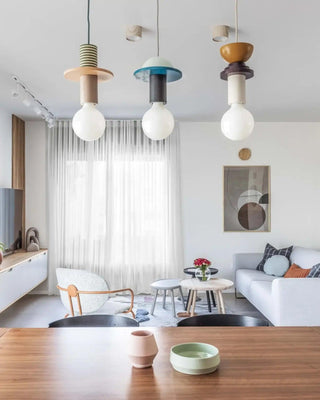 Elena Suspension Moderne en Bois