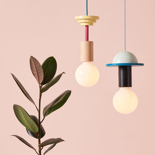 Elena Suspension Moderne en Bois