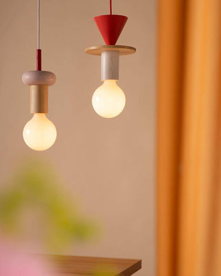Elena Suspension Moderne en Bois