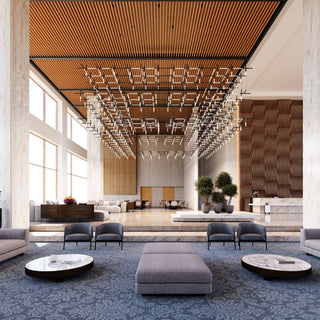 Geometric Linear Pendant Lamp-Neutral Decor