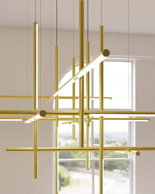 Geometric Linear Pendant Lamp-Neutral Decor