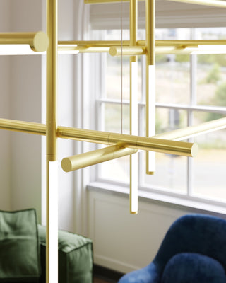 Geometric Linear Pendant Lamp-Neutral Decor