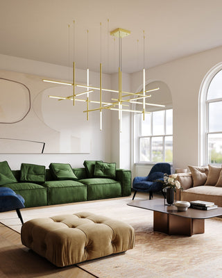 Geometric Linear Pendant Lamp-Neutral Decor
