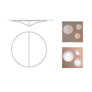 Lumina Minimaliste Tissu Applique