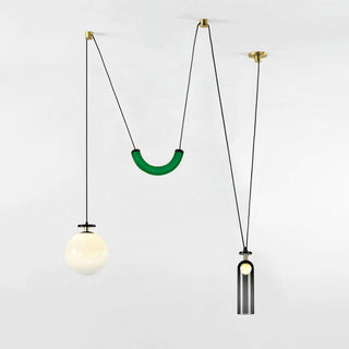 Lustra Lustre en Forme Géométrique Art