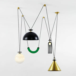 Lustra Lustre en Forme Géométrique Art