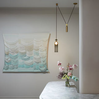 Lustra Lustre en Forme Géométrique Art