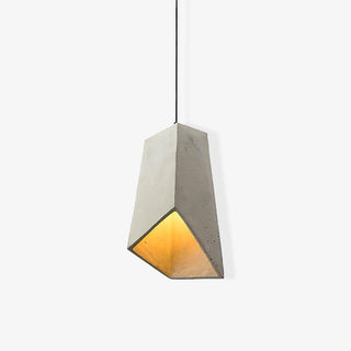 Geo Lampe Suspendue Industrielle en Ciment