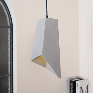 Geo Lampe Suspendue Industrielle en Ciment