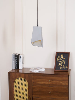Geo Lampe Suspendue Industrielle en Ciment
